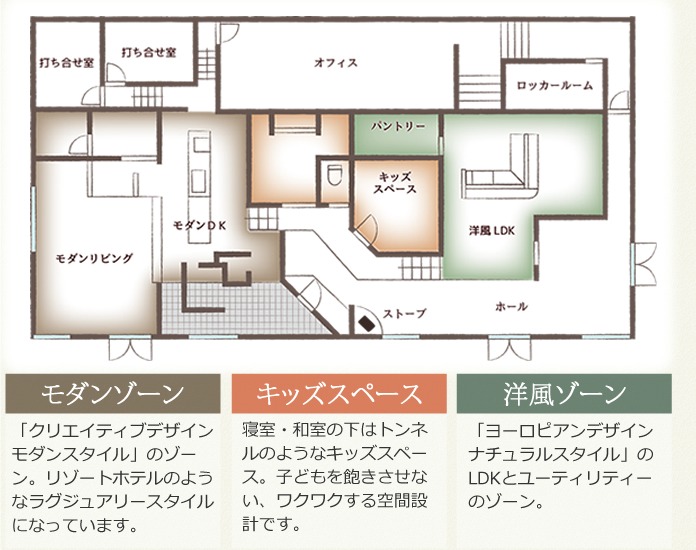 高崎展示場案内図